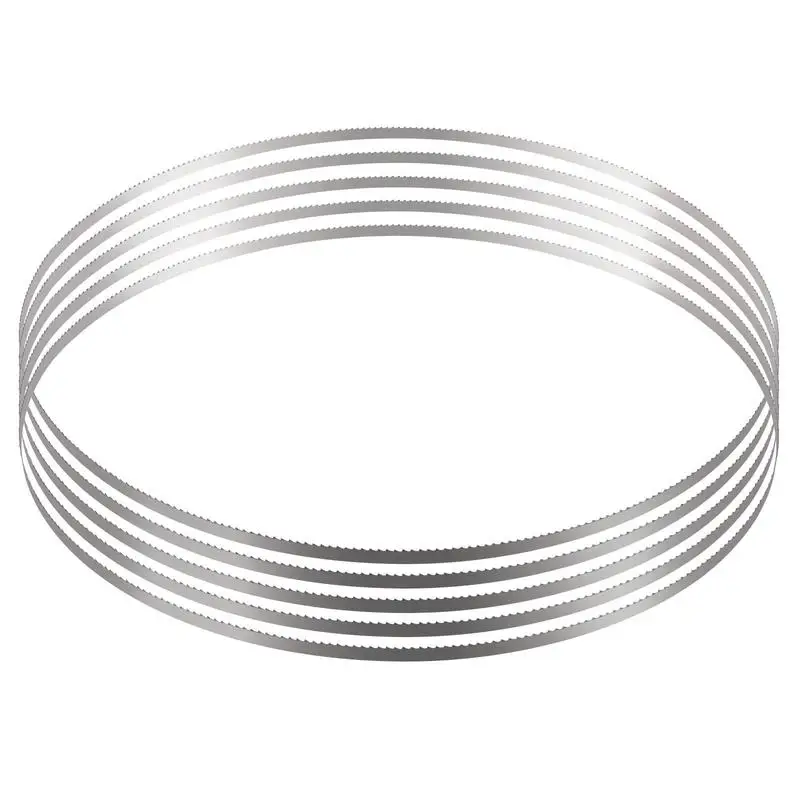 

Band Saw Blade for Cutting Meat Bone 82.3"x0.63"x0.02" Carbon Steel 5 PCS