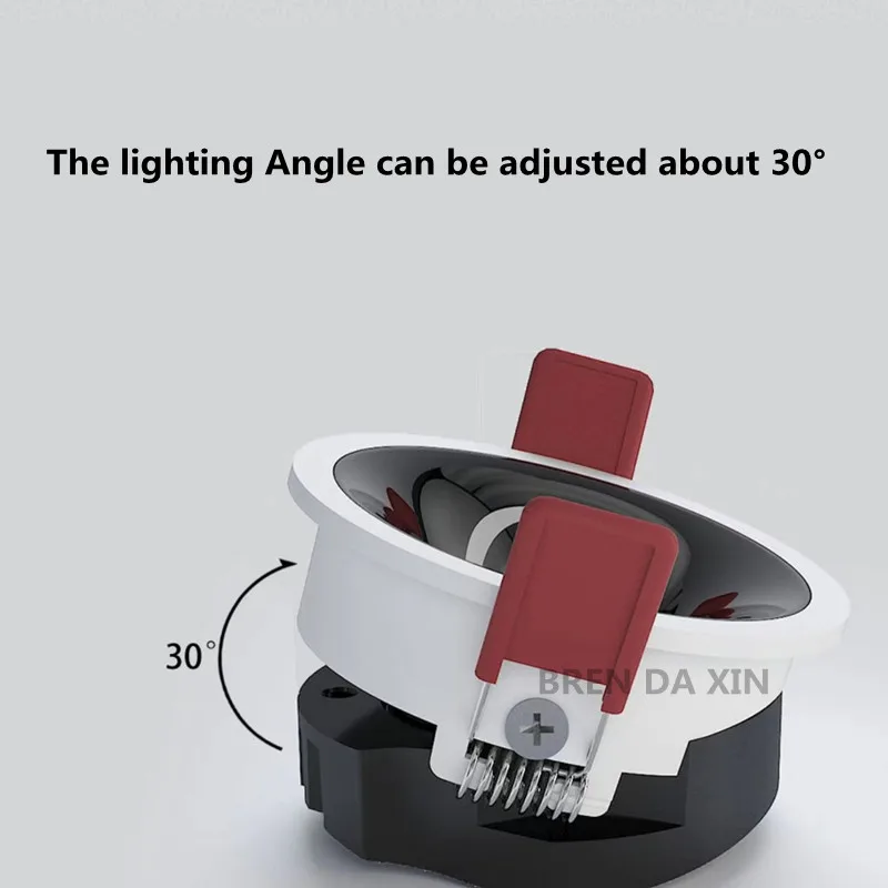 Dimmable COB Downlight Spotlight AC85-265V Anti-Glare Deep Embedded LED Ceiling Lamp Chandelier Interior Lighting Bulb