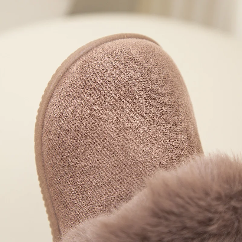 

Детские зимние теплые хлопковые ботинки на мягкой подошве для мальчиков, повседневные зимние ботинки на толстой подошве для девочек с низким верхом, бархатные пушистые однотонные ботинки