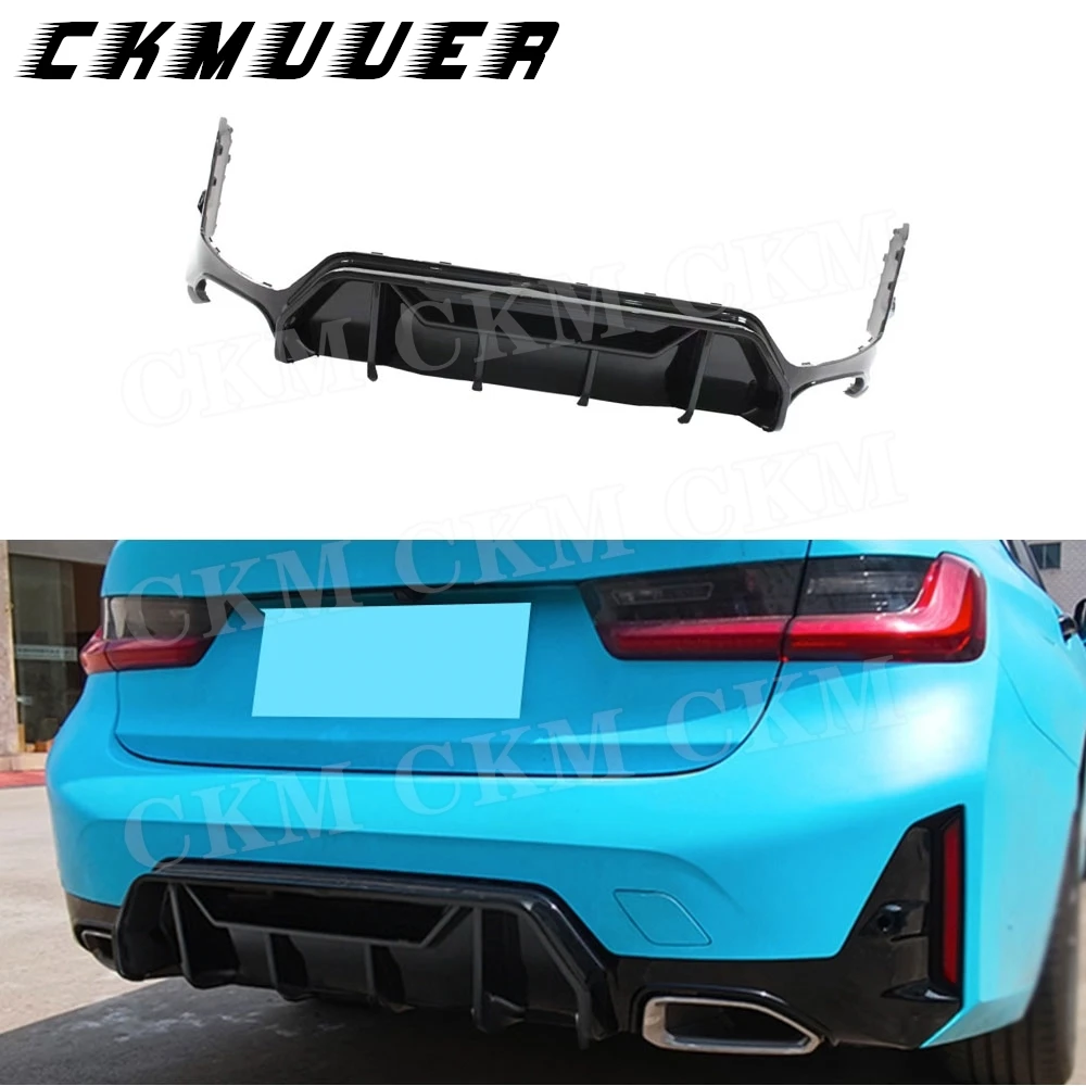 

Rear Bumper Diffuser Lip Spoiler Car Styling Body Kits Accessories for BMW 3 Series G20 G28 LCI 2023+