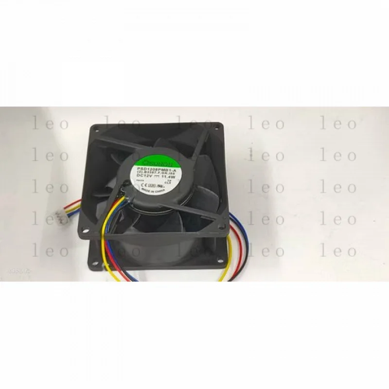 

FF 1 pcs Fan PSD1208PMB1-A DC 12V 11.4W 8038 8CM 4-wire cooling fan #F18