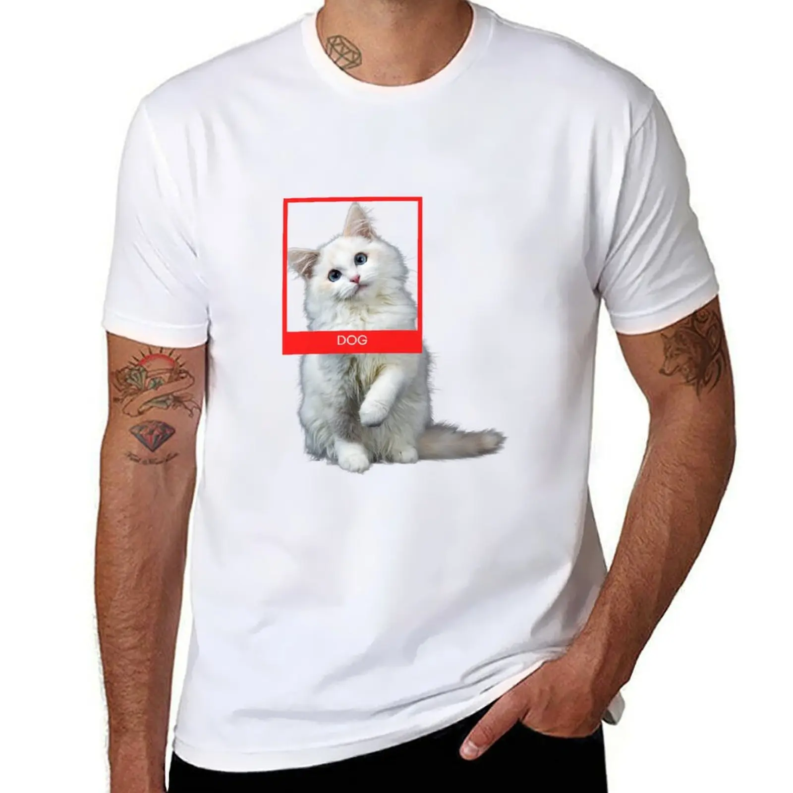 Neural Network Cat - Data Science Machine Learning T-Shirt t shirts for man cotton soft anime tshirt T-Shirt