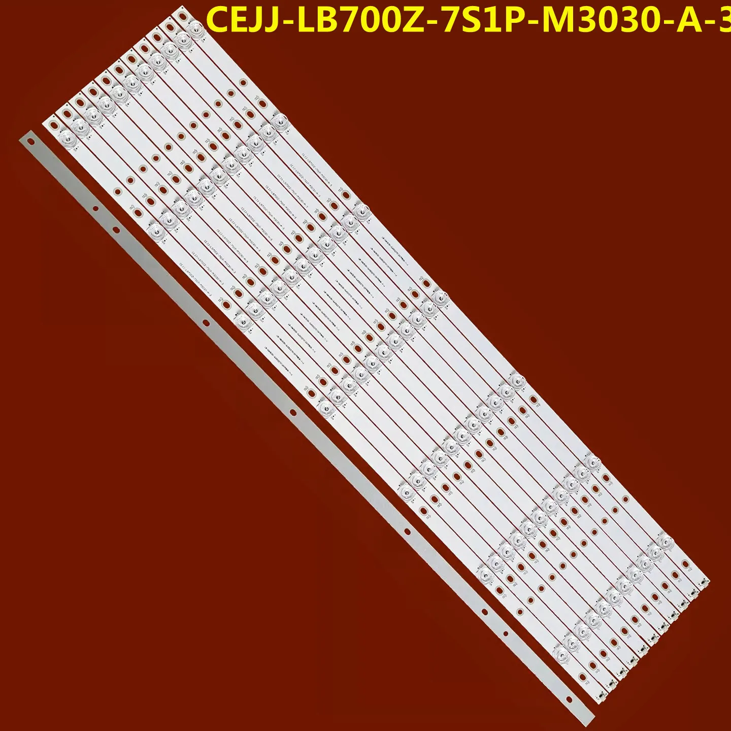 

LED Strip For CEJJ-LB700Z-7S1P-M3030-A-3 AOC 70U2 70PUF6894 70PUF7164/T3 70PUF7295/T3 75PUF7298/T3 70PUH6774/96 TPT700U2-PV3D.