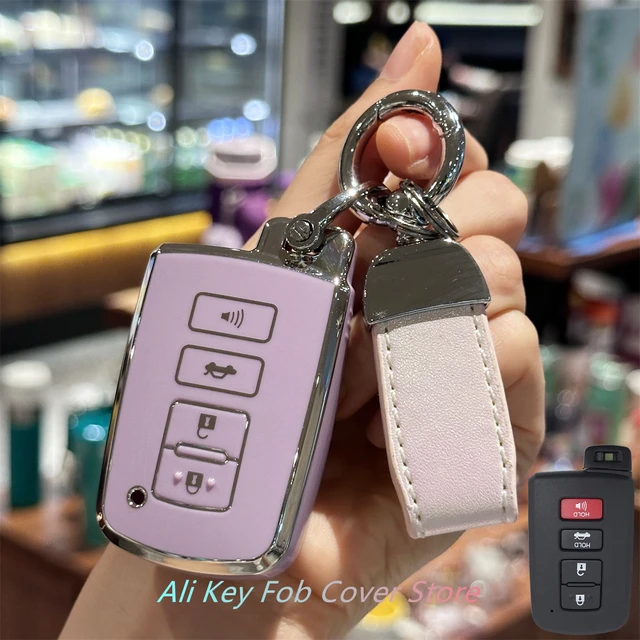 Etui na kluczyk brelok smycz do Toyota Avalon Camry Corolla RAV4 Sequoia Highlander 4Runner Smart 4 przyciski
