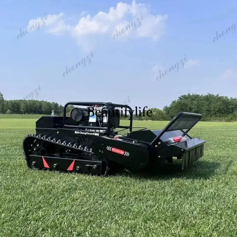 A172 20HP Diesel Remote Control Lawn Mower 100cm Width Big Power Farm Professional Crushing Mover Machine Customized