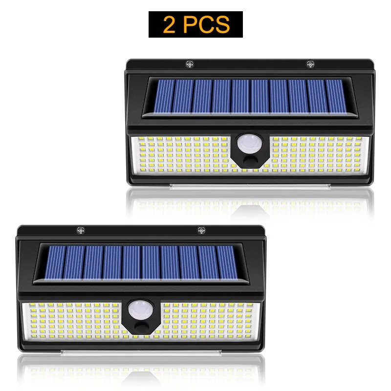 AMARYLLIS 190LED Solar Wall Light Black 8