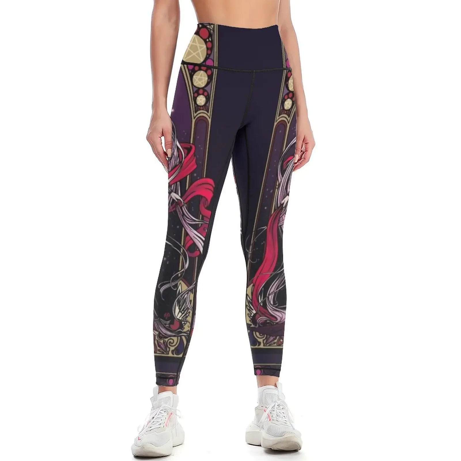 

Wicked lady tarot Leggings gym top gym sportswear woman sport pants sporty woman push up Womens Leggings