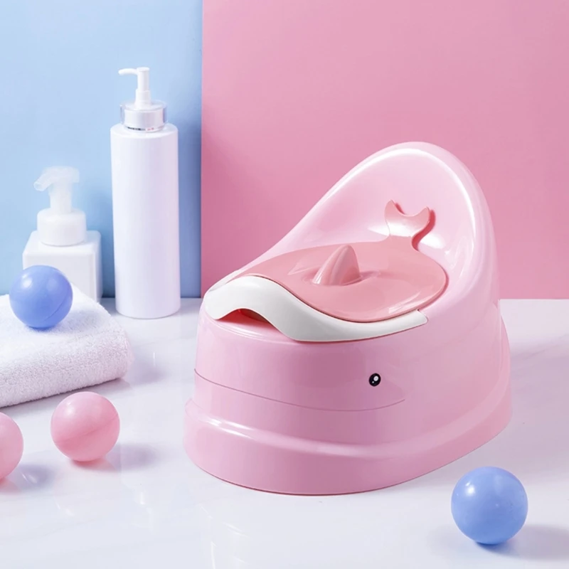 Toddler Potty Baby Toilet Trainer Portable Training Toilet For Travel Stable And Safe Oval Bottom Design Non Slip Potty For