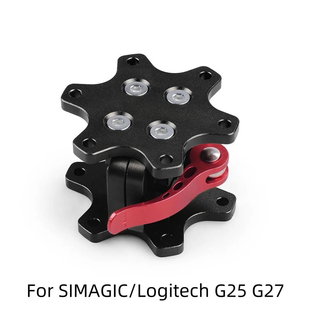 

Aluminum 70mm Steering Wheel Quick Release Hub Adapter Q1R for Logitech G25 G27