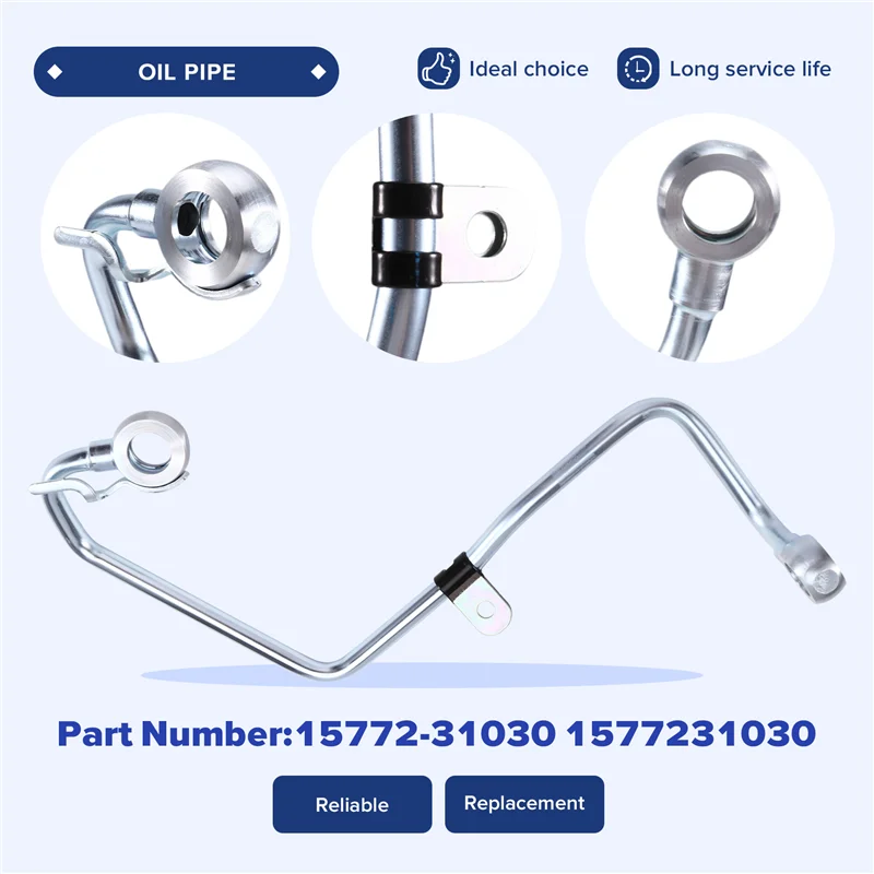 

1577231030 Oil Pipe 15772-31030 Car Engine Oil Coolant Line For Toyota Camry Highlander Lexus ES350 RX350 2008-2018