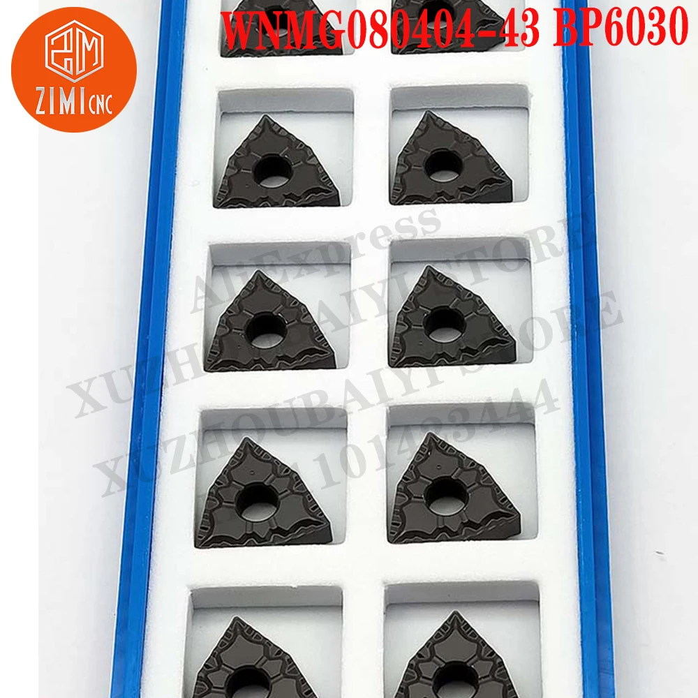 WNMG080408-43 BP6030 WNMG إدراجات كربيد تحول إدراجات أدوات CNC مخرطة قطع معدنية بليد مخرطة معدنية ميكانيكي أداة قطع