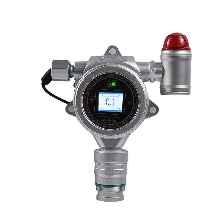 SKZ2050B- O2 Detector de gas fijo en línea detecta micro concentración de oxígeno en sensor de O2 de circonio de hidrógeno