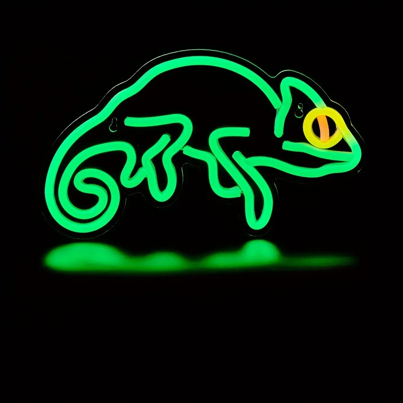 Chameleon Lizard Neon Sign for Wall Decor, Lizard Lover Gifts,Neon Light for Bedroom, Kids Room, Office, Man Cave, Game Room