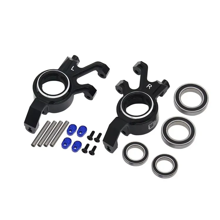 Hot Racing aluminum steering blocks with Oversize bearing support for 1/5 Traxxas X-Maxx 6S and 8S vehicles