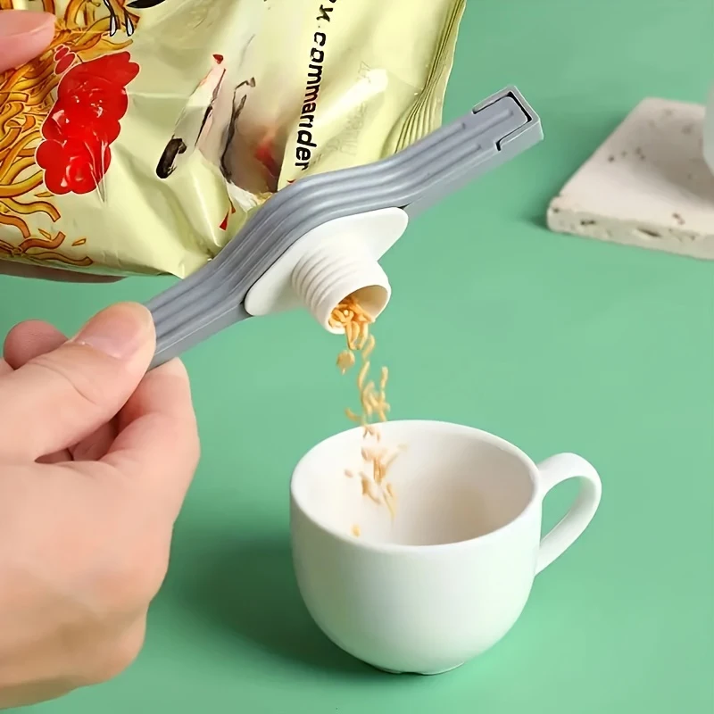 1/4Pcs Food Sealing Clip for Bag Food Plastic Moisture-Proof and Fresh-Keeping Sealing Clip Household Milk Powder Sealing Clip