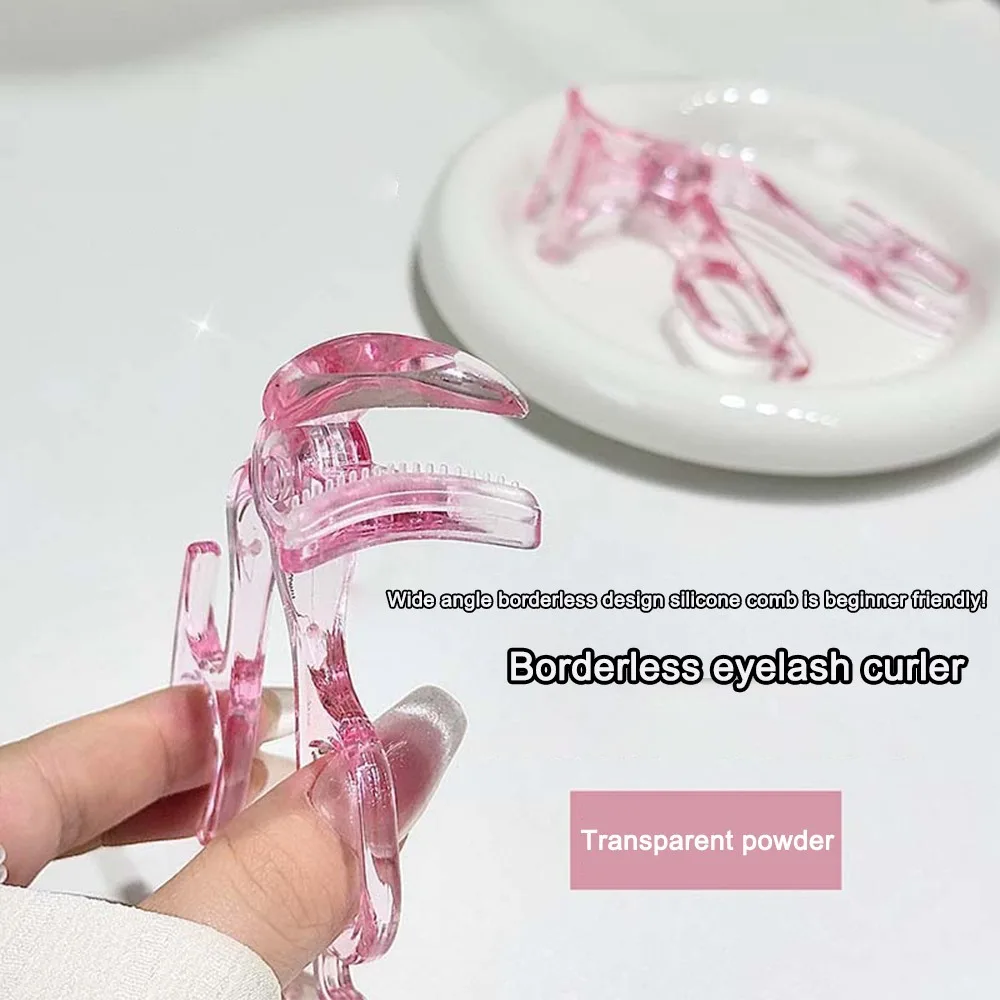 High Quality Portable Eyelash Curler ABS Makeup Tool Eyelash Clip Rubber Lash Curler Women