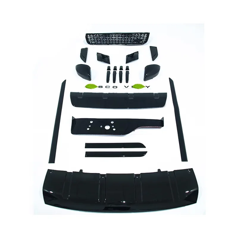 

SAARSAAR Exclusive for Land Rover Discovery 5 Upgrade Black Glossy Surround Kit / Standard Front Bumper Air Intake Tow Cover