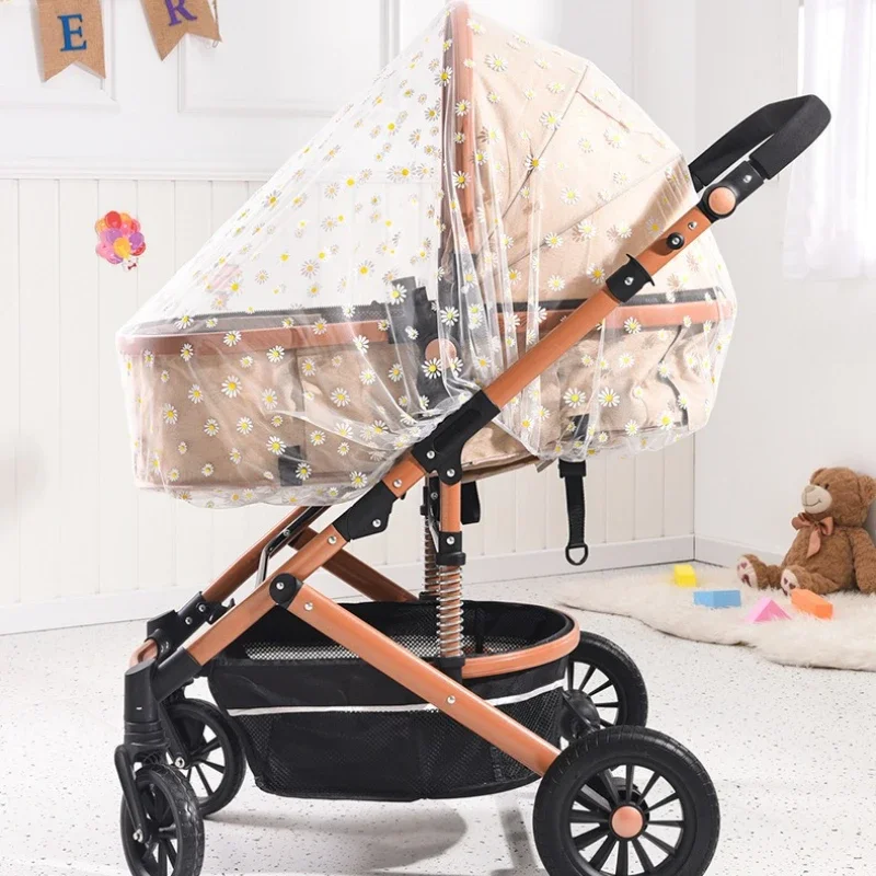 Mosquitera para cochecito de bebé, carrito de cochecito, red protectora contra insectos, accesorios para cochecito de bebé, cubierta de malla de protección segura para bebés