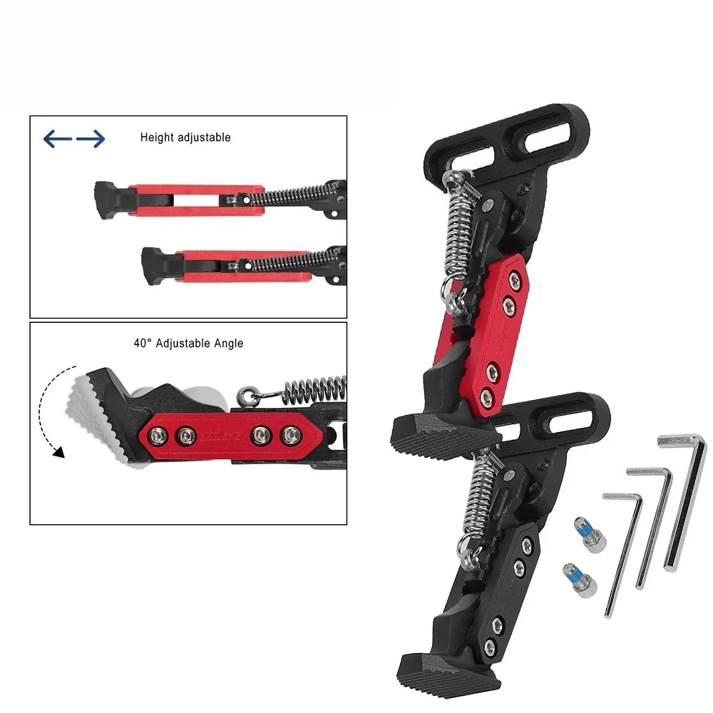 

Для электрических скутеров V2.0 Вертикальное крепление Регулируемый кронштейн для поддержки ног Боковой парковочный кронштейн Опорные детали Аксессуары