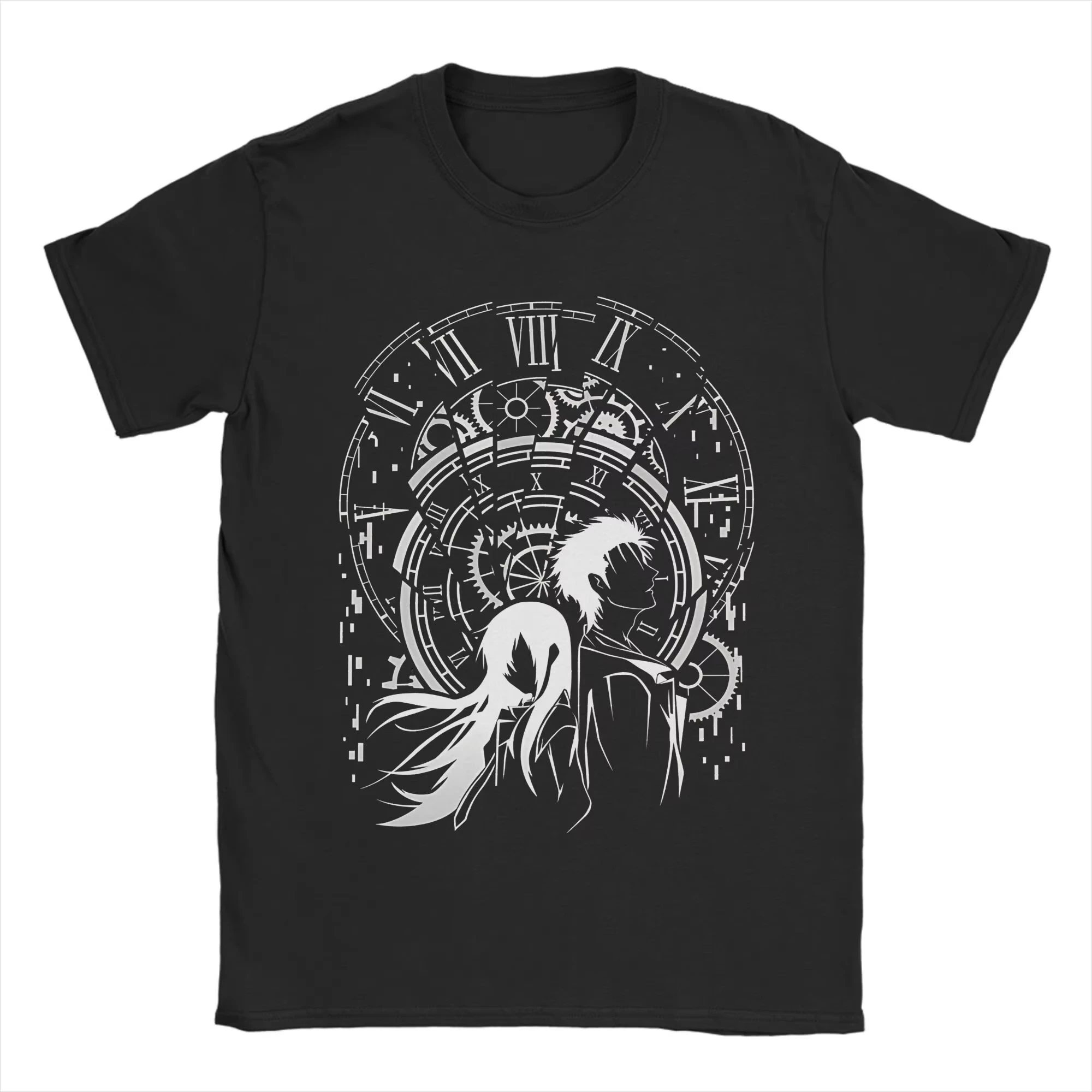 Steins Gate T-Shirt Men Women Cotton Graphic Printed Short Sleeve Vintage Retro Streetwear Tee Summer Casual Retro 2026 Hot Sale