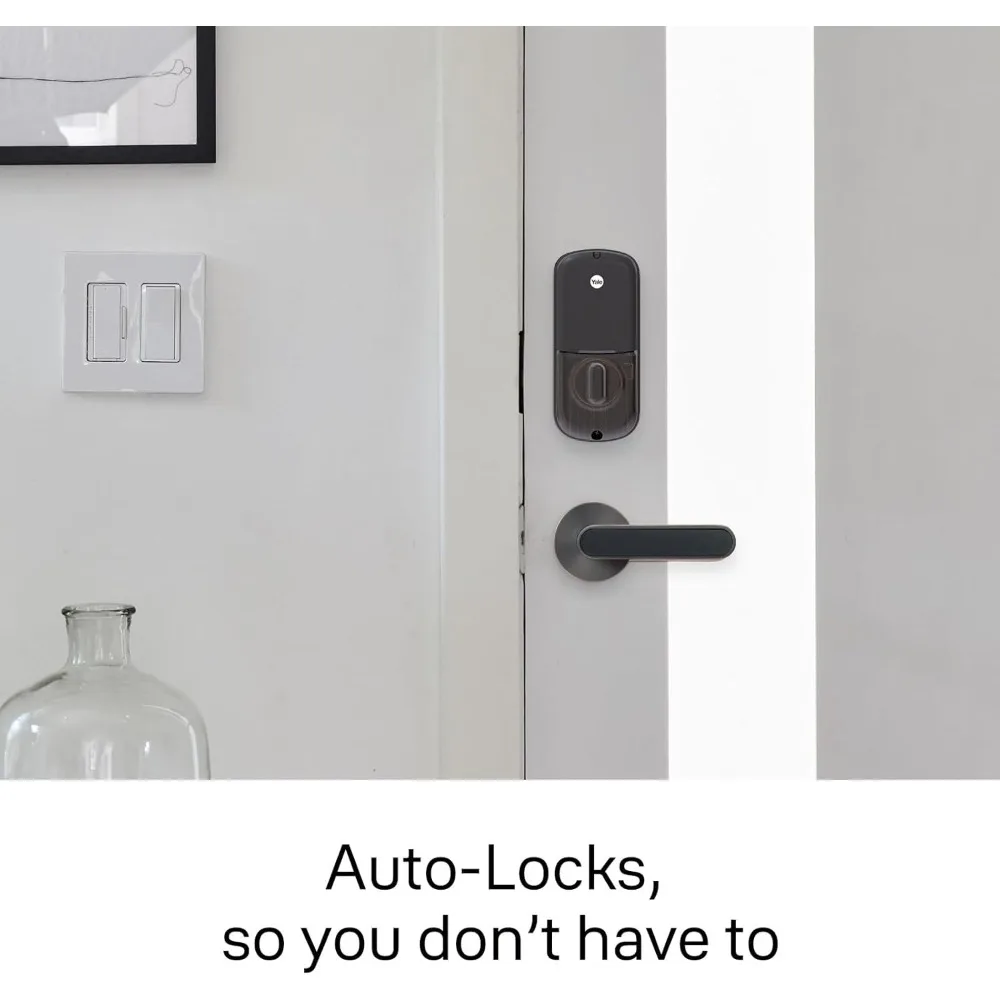 Assure Lock Riegel, ölgeriebene Bronze, digitaler Touchscreen, nicht verbundene Tastatur mit Backup-Taste für Vorder- oder Rückseite, Eingangstür,