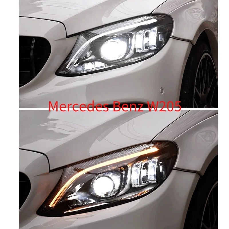 

LED Headlight For Benz W205 2015-2021 W205 MultiBeam LED Headlight C63 C300 C180 C200 C260 LED Dynamic Turning Signal