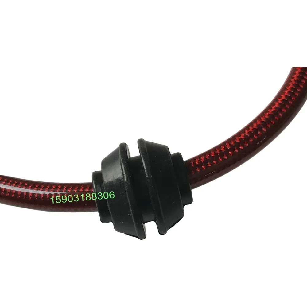 

10pcs Silicone Rubber Grommets Solid Circle AN3 Brake Hose Connector Weatherproof Durable Automotive Parts