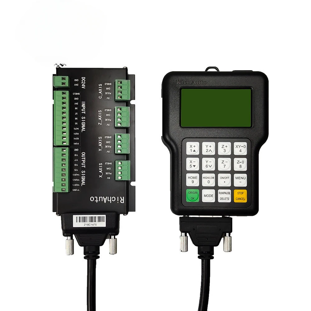 CNC Controller Richauto DSP A11E A18E  3Axis 4Axis USB Remote Control System, Supports Multi-Head Replacement and G Code
