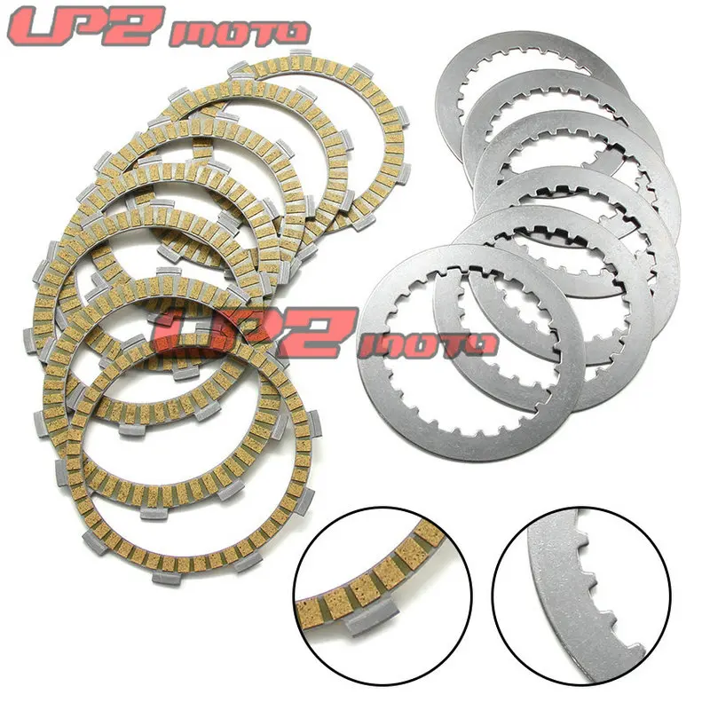 Clutch Friction Plate Discs for Suzuki DR250R SJ45A 1995-2000 DR250 Dejbel 250 DR-Z 250 K1-K7 DJ43A 2001-2007