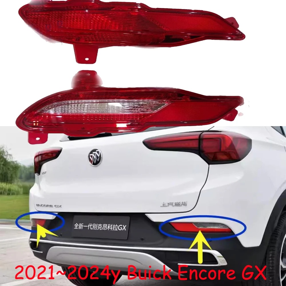 

1pcs car accessories bumper tail light for opel Buick Encore GX taillight Reflector 2021~2024y fog Taillamp encore fog lamp