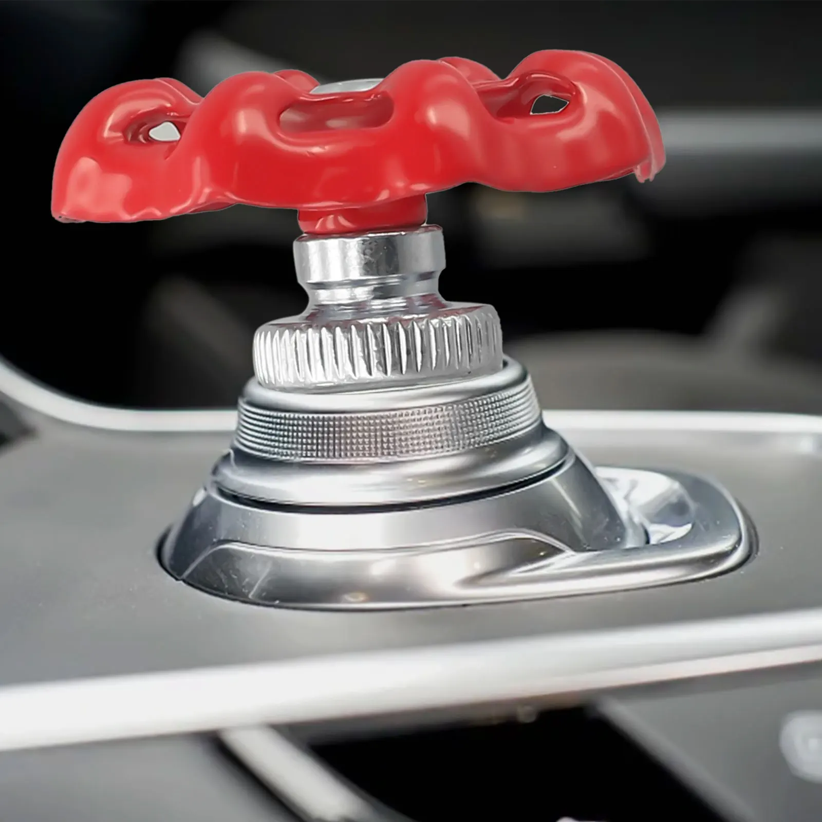 Compatible With 98% Of Car Models Car Engine Ignition Cover Sunlight Resistant Alloy Material Dust Protection Easy Installation