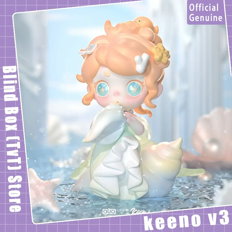 

Новая оригинальная серия Keeno V3 Wish On The Sea Breeze, слепая коробка, модная коллекция, настольные украшения, милые куклы, подарки для девочек