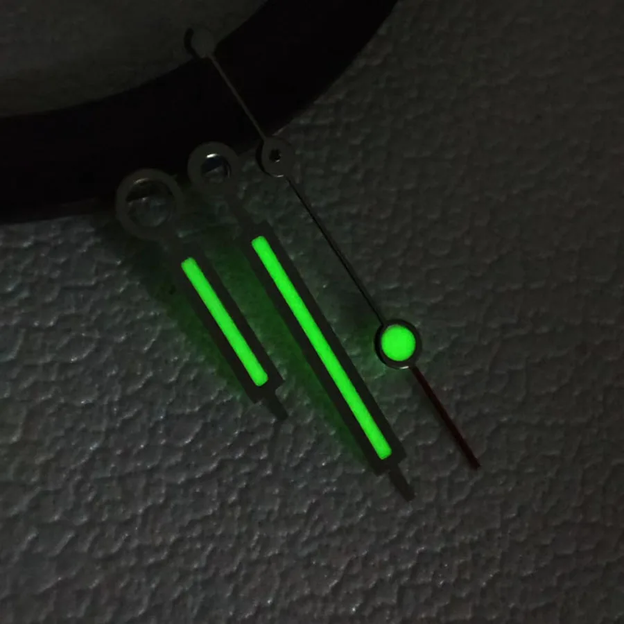 NH35 Zeiger Grün Leuchtzeiger Gold Silber Zeiger Uhrenzubehör A152 für NH34 NH35 NH36 NH38 4R 7S Uhrwerk