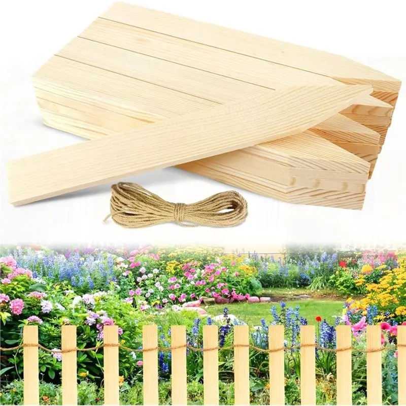 ABXF-26Pcs Wooden Garden Stakes, 11.4