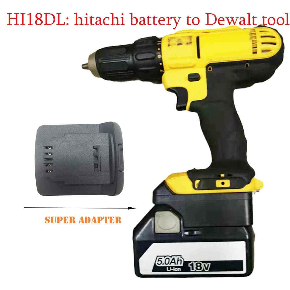 Adaptador para Hitachi 18V Hikoki 18V herramienta batería convertir para makita para Dewalt para mikwaukee para bosch 18v /20V herramienta uso de