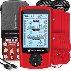 Electronic Muscle Stimulator for Shoulder, Neck, Back Pain Relief with Multiple Modes and Portable Design