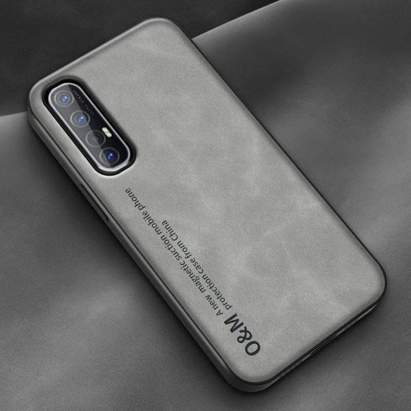 Luxury Magnetic Leather Case For OPPO Reno 3 4 Pro 5G Cover Silicone Protection Phone Case For OPPO Find X2 Lite X2 Neo Coque