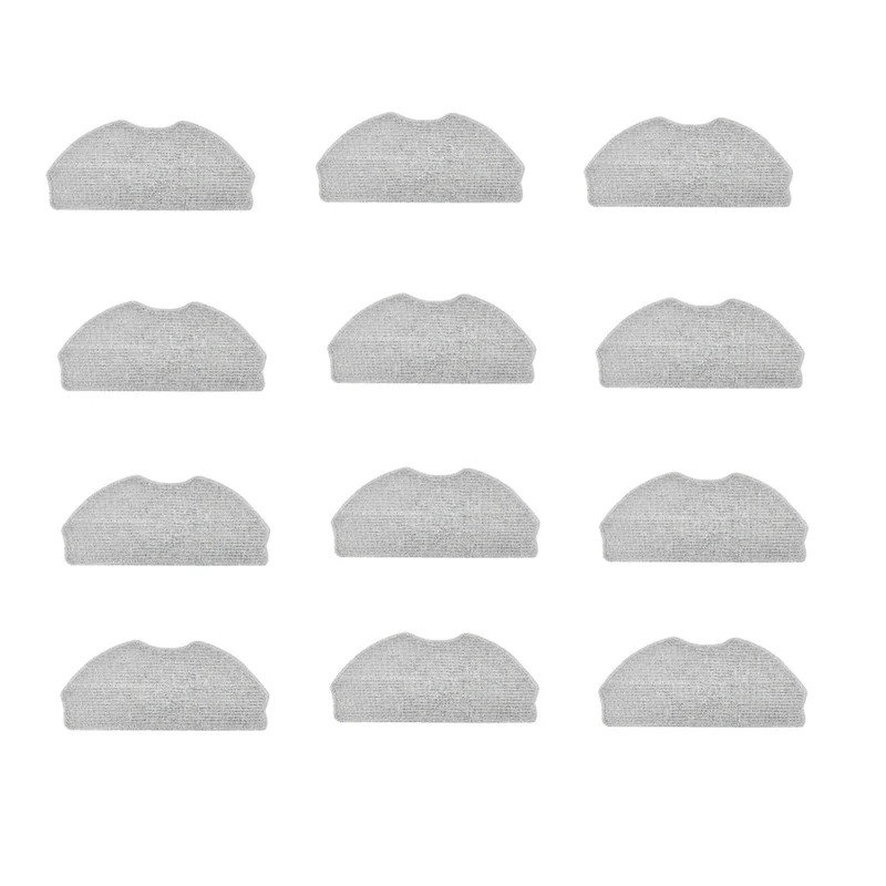 

12 PCS Mop Pad For ROPVACNIC S1 / A1/Tipdiy G90/Betboyles V75S/VIPSUN Z1 Sweeping Machine Accessories Ultra Durable Accessories