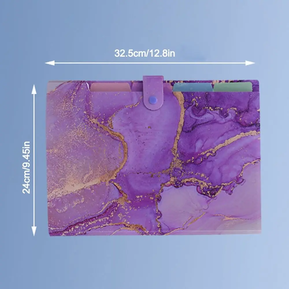 Multi Layered Document File Folder Paintings Collection Book Archives Bag Binder Contract Clamp School Office Business Supplies