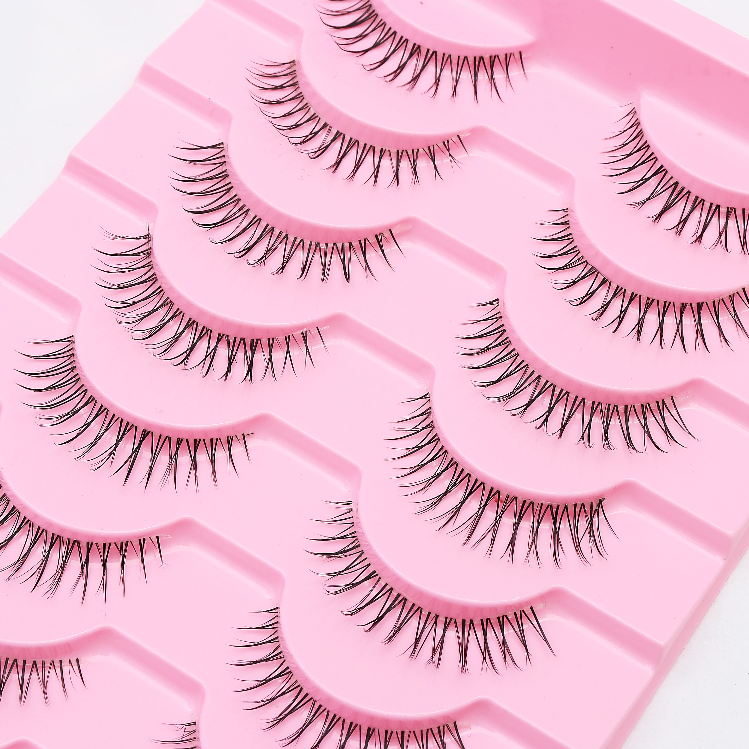 DINGSEN 10 Paar Transparente Anime-Naturwimpern Manga-Wimpern Koreanische Make-up-Wimpern Großhandel Künstliche Wimpern – Detail 7
