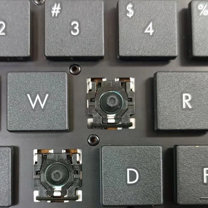 Substituição Key Cap Dobradiça, Borracha Pad para Logitech K580, MK470, KeyCap Teclado Preto