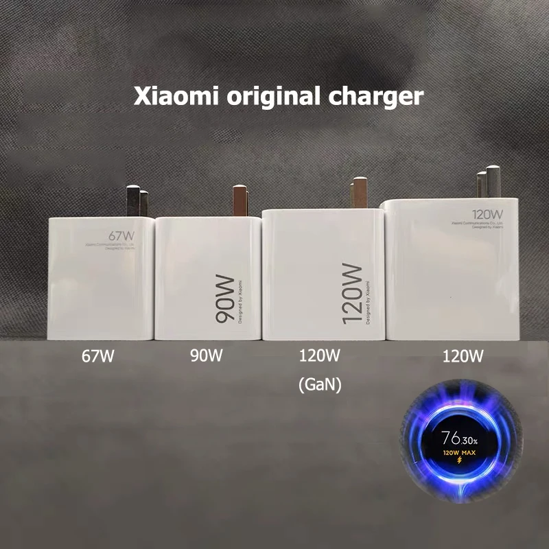 XiaoMi 120W GaN Charger Original Turbo Hyper Charge Fast GaN Charging Cable EU US Power Adapter Mi 13T Redmi Note 13 12 Pro+