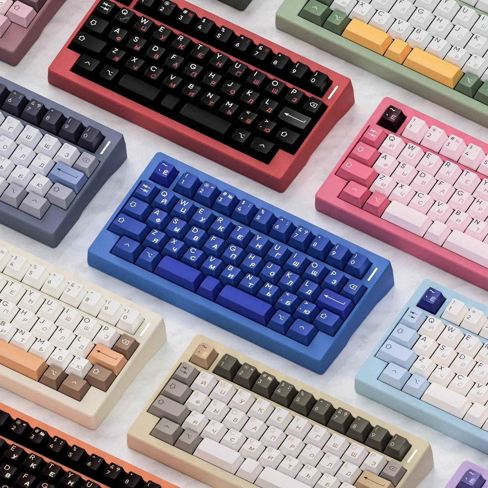 Raven50 Mechanical Keyboard Kits Single Key Slotting Gasket Custom Tri-Mode Wireless Keyboard Kit PC E-Sports Accessories Gifts