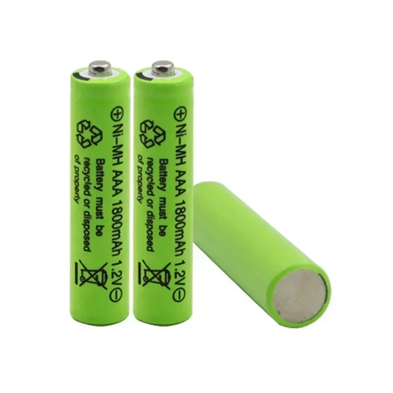 Baterai isi ulang kualitas tinggi, 4 ~ 20 buah 100% asli AAA 1800 mAh 1.2 V baterai AAA 1800 mAh Ni-MH dapat diisi ulang 1.2 V 3A