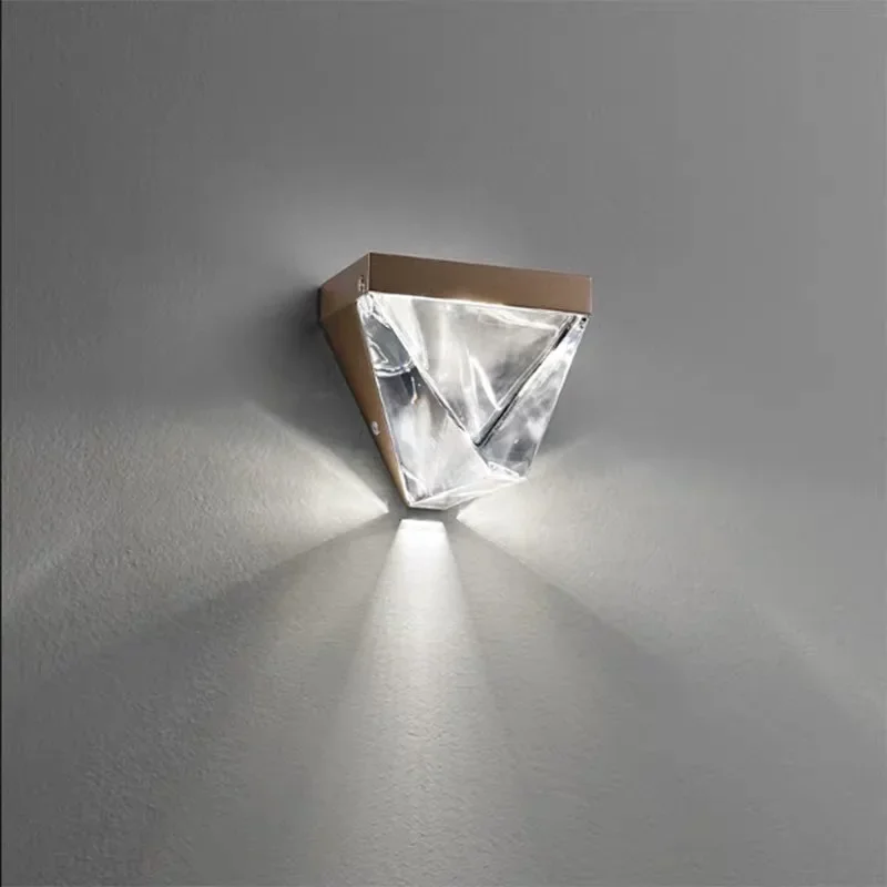 Crystal Wall Sconce Lights Fixture for Living Room Bedroom Hallway Home Lighting Decoration Lamps Luminaire Stairs image 2