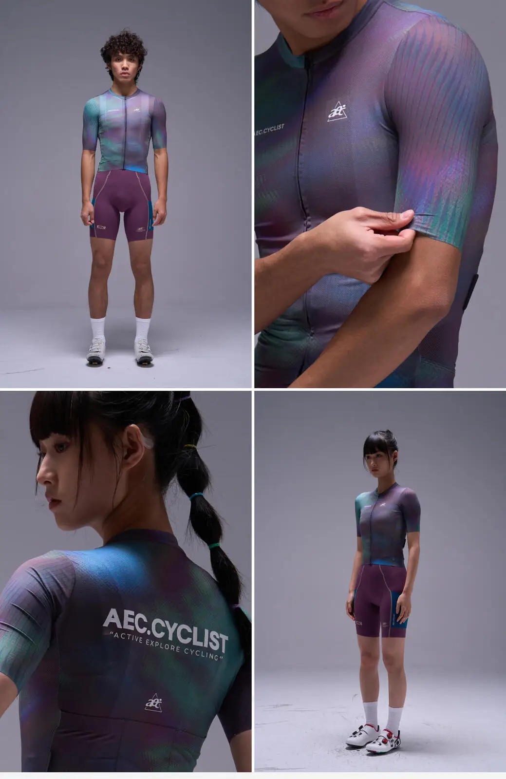AEC YAOYING Serie Herren-Radtrikot Damen Slim Pro Bike Tops 2026 Sommer Kurzarm Fahrrad-Shirts Schnelltrocknend – Detail 13