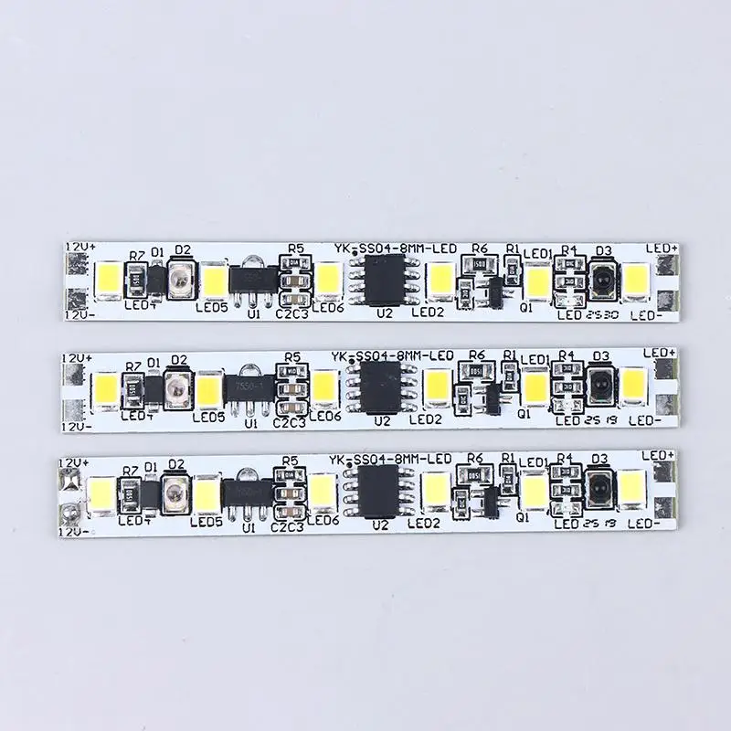 12 فولت لا المنطقة المظلمة الاجتياح الاستشعار اليد الاجتياح التبديل اليد موجة مسح مستشعر الأشعة تحت الحمراء التبديل تشغيل/إيقاف DIY LED خزانة إضاءة الخزانة/خزانة الملابس #4