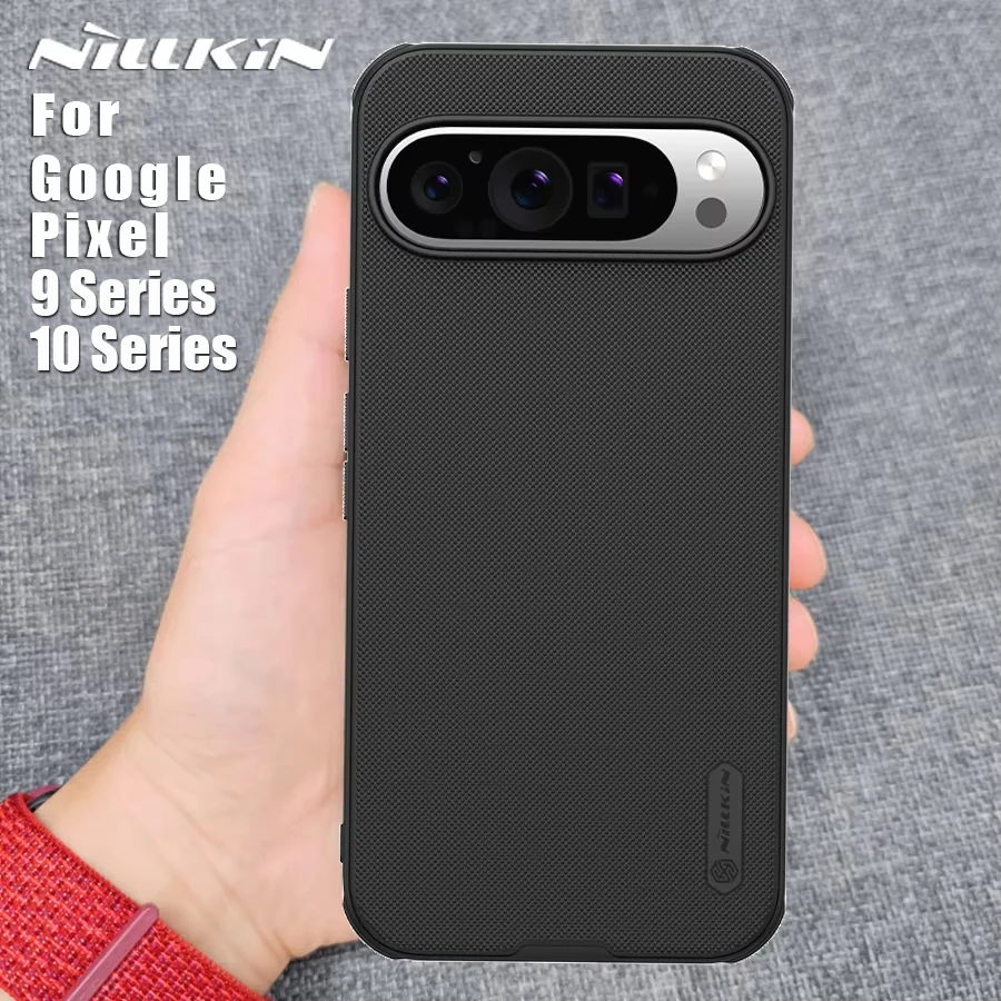 Nillkin for Google Pixel 10 Pro XL/10 Pro/10/9 Pro XL/9 Pro/9 5G Case soft frame Cases Camera Protection 360 full matte funda