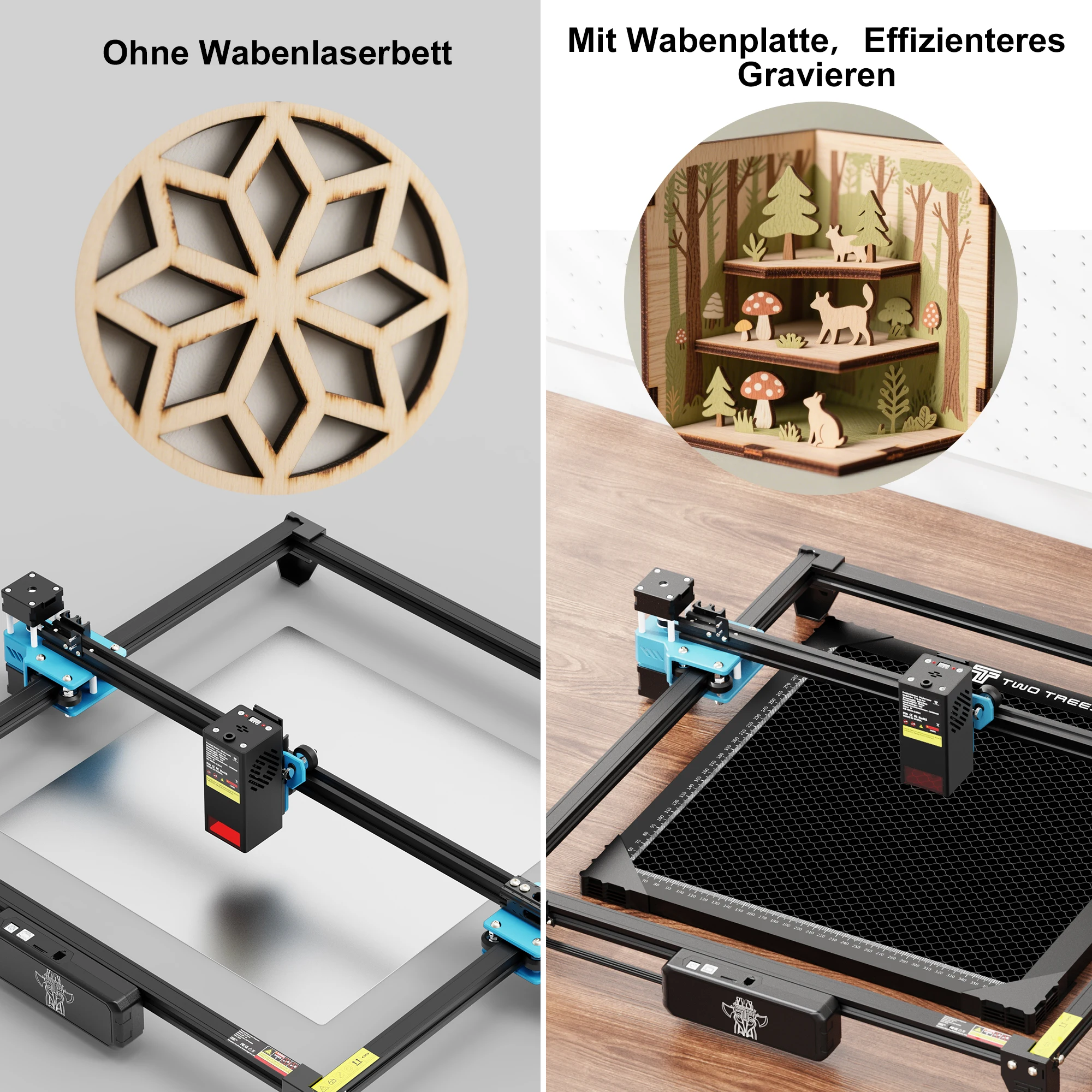 Meja Kerja Laser Sarang Lebah - Honeycomb Laser Bed ulasan dan harga
