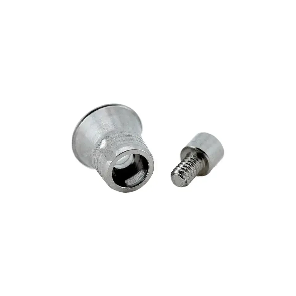 10Pcs Dental Implant Restoration Multi Unit Ti-Base Titanium Abutment Set Compatible for Neodent GM System Screws Included